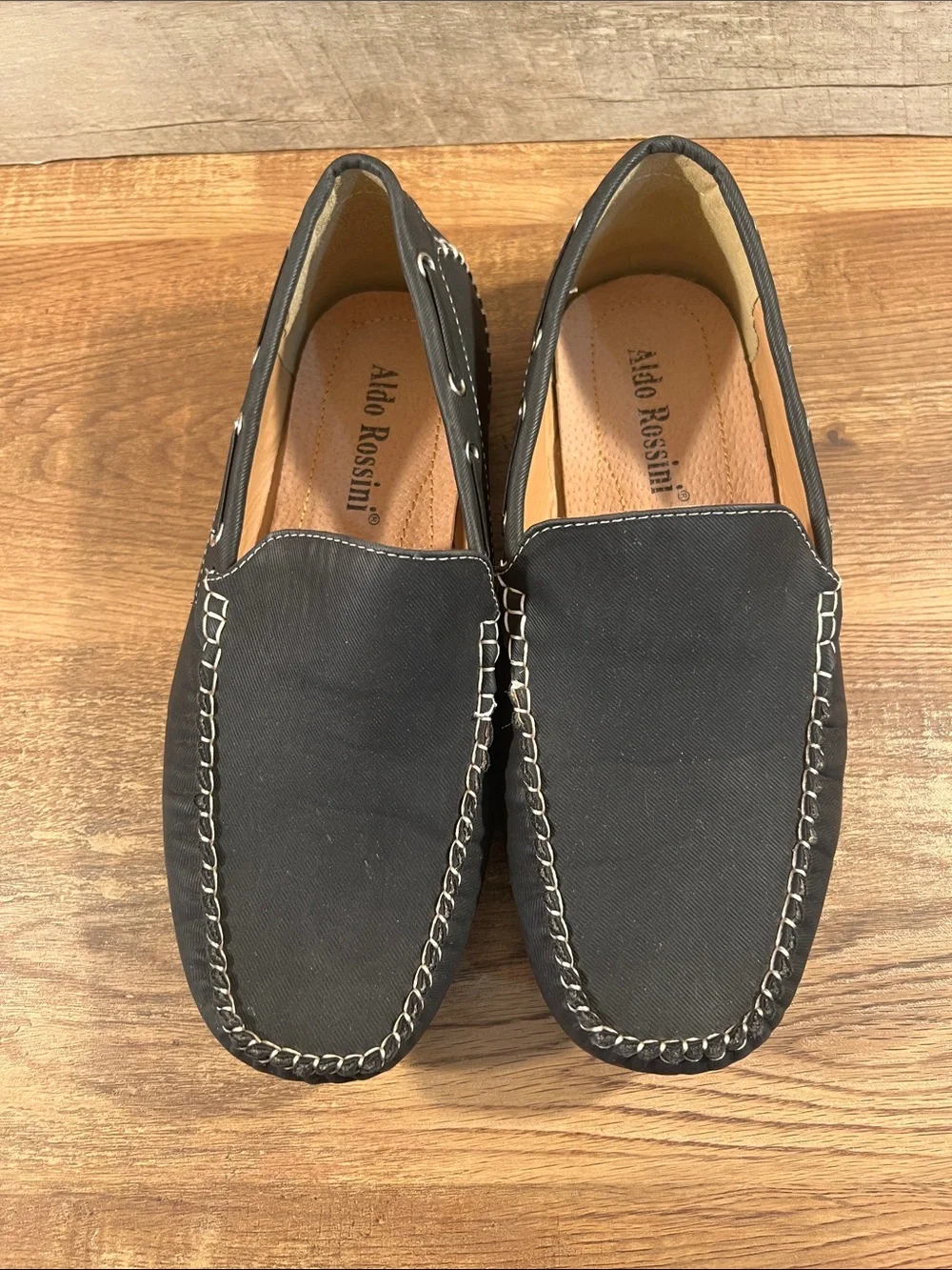 Classic Black Slip-On Driving Loafers for Men